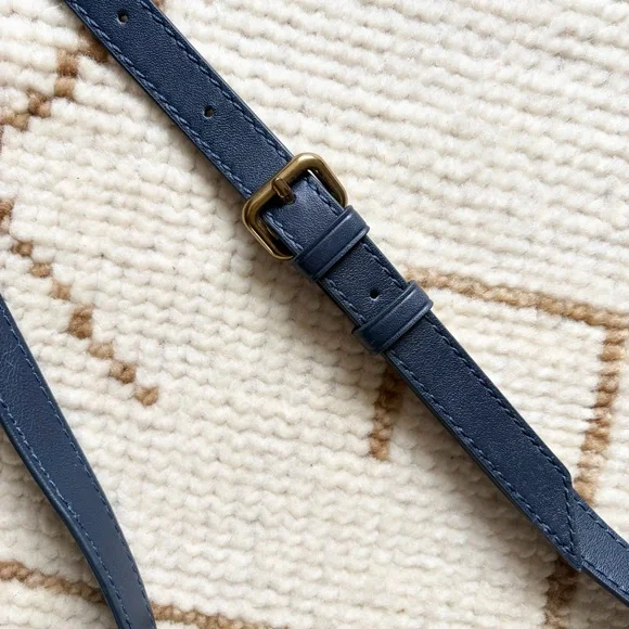 J. Crew Classic Small Saddle Crossbody Bag Canvas - Picture 6 of 7